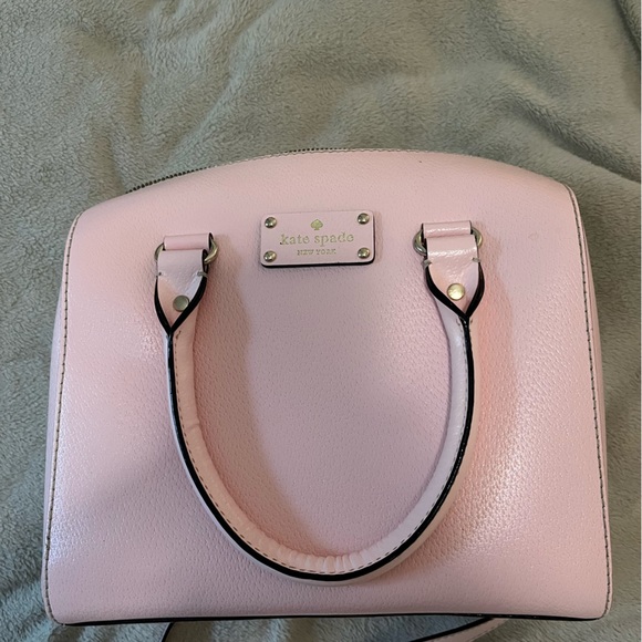 Light Pink Kate Spade structured crossbody bag - Picture 1 of 3